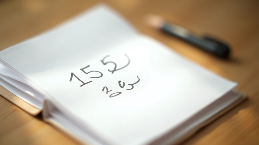 Rodičovský průvodce na papíře s částkami kapesného a pravidly pro děti