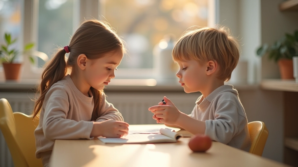 Rodič a dítě v obchodě diskutují o nákupech